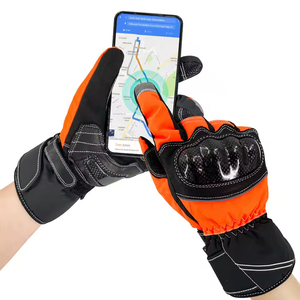Fabricant de gants de course pour moto OEM |   Gants d'équitation en cuir avec logo personnalisé |   Fournisseur en gros de gants de moto de protection - Product Image 5