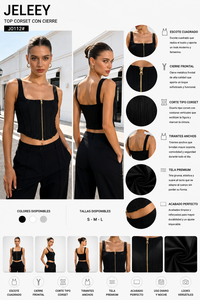 Ensemble crop top à col carré et fermeture éclair, leggings taille haute, tenue de yoga, vêtements de sport en polyester écologique sans couture, deux pièces - Product Image 1