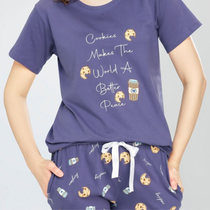 Fabricante de ropa de dormir para Mujer | Conjunto de pijama de mujer Premium de lujo Tejido elástico suave OEM Manga larga Botón Top Bottom Ropa de dormir - Product Image 2