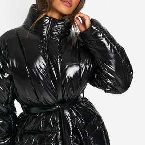 Manteau matelassé long OEM pour femmes, matelassé, chaud, hiver, veste thermique à capuche, randonnée en plein air, décontracté, léger, conceptions personnalisées - Product Image 5