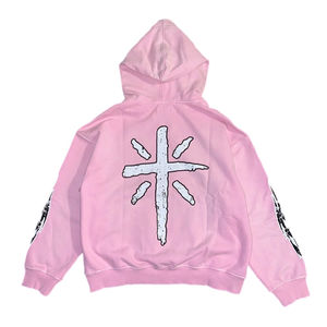 American High Street casual Sports pareja traje otoño color sólido Sudadera con capucha pantalones de chándal sueltos Sudadera con capucha - Product Image 4