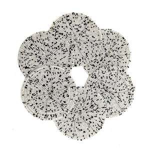 Posavasos con cuentas más encantador, luz multicolor, cuentas de calidad Superior, posavasos hechos a mano, fiesta, boda, restaurante, suministro - Product Image 5