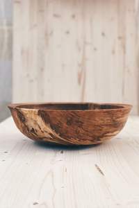 Bol à fruits en bois de luxe de qualité supérieure, design écologique, finition polie artisanale, décoration de mariage - Product Image 4