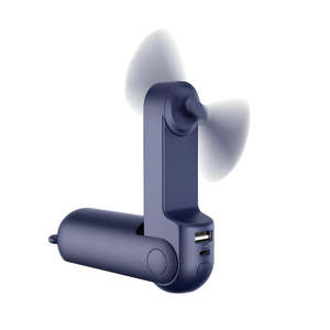 Handheld <b>Mini</b> Travel Fan Portable Pocket-sized Plastic Fan 3 Electric Battery-Powered Wearable <b>Humidifying</b> for Home Car Use - Product Image 4