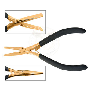OEM Service Factory Made Stainless Steel Hair Styling <b>Extension</b> Plier Tool for <b>Micro</b> Ring Bead Fitting & Opening Salon Use - Product Image 6