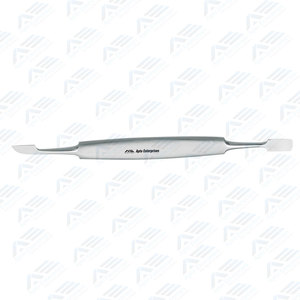 Acier inoxydable Russe Haut de Gamme Logo Personnalisé Argent Angle Carré Plat Cuticule Poussoir Instruments de Beauté Produit de Soins de Beauté - Product Image 2