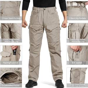 Trail Pants Venta al por mayor Tactical Men's Cargo Pants pantalones tácticos para hombres - Product Image 6