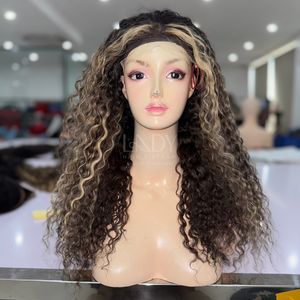Perruques de couleur de surbrillance bouclée de haute qualité de vrais cheveux humains vietnamiens 2025 - Product Image 2