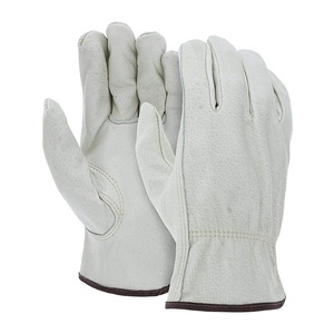 Gants en cuir de vachette durables et robustes du Pakistan Gants de travail Gants de conducteur Conduite Entrepôt Jardinage - Product Image 1