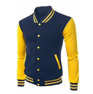 Vestes universitaires respirantes pour hommes patchs de broderie personnalisés en laine travail en gros vestes universitaires de baseball - Product Image 1