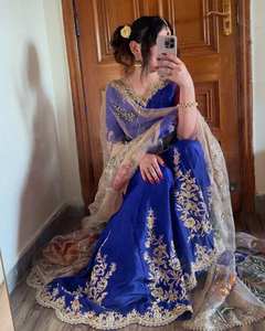 Derniers modèles de costumes Sharara Punjabi pour femmes, taille personnalisée, robe indienne d'exportation pour cadeaux - Product Image 6