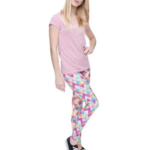 Legging taille moyenne respirant de haute qualité pour femmes entraînement personnalisé sublimé conception push-up Logo solide course Yoga Leggings - Product Image 5