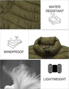 Venta Directa de Fábrica, Chaleco Acolchado Personalizado de Alta Calidad, Transpirable, con Cierre Completo, para Hombre, Ropa de Abrigo Informal de Invierno - Product Image 6