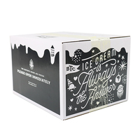 Boîtes d'emballage en carton ondulé recyclable de grande taille avec motif de logo personnalisé pour le transport et l'expédition