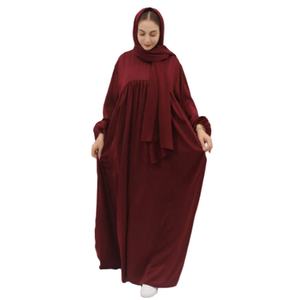 Qualité supérieure Style Islamique Manches Longues Dames Abaya Casual Nouveau Femmes Vêtements Respirant et Bon Marché Prix de Gros - Product Image 3