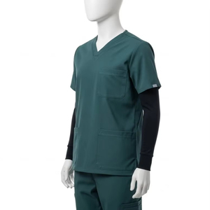 Uniformes Médicos de Lona y Spandex, Duraderos y Cómodos, Ropa Médica para Clínicas, Hospitales, Suministros de Ropa de Trabajo, Equipo de Enfermería - Product Image 2