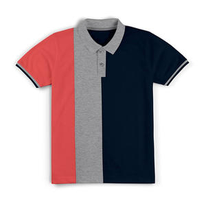 Polo à manches courtes en promotion, idéal pour logo personnalisé, color block pour homme - Product Image 3