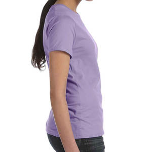 เสื้อยืดแบบสวมหัวสำหรับผู้หญิงเสื้อยืดแบบสวมหัวแบบซักได้พิมพ์โลโก้แบบกำหนดเอง - Product Image 6