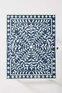 MUEBLES CON INCRUSTACIÓN DE HUESO Artesanía Tradición Personalizada y Floral Mesita de noche Gabinete Incrustación de hueso Sala de estar DE LA India - Product Image 6