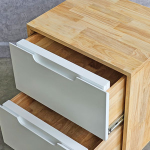 ตู้เก็บเงินข้างเตียงไม้ยางพาราสมัยใหม่ 50x40x56 ซม. รุ่น TDG6804 - Product Image 6