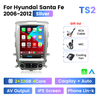 MEKEDE TS Android autoradio lecteur de système Audio WIFI 4G prise en charge DVR DSP TMPS pour Hyundai Santa Fe 2006-2012