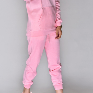 Conjunto Deportivo Ecológico de Invierno para Mujeres Embarazadas, Pantalones y Sudadera con Logotipo Personalizado, Top Corto, Sudadera con Capucha, Diseño 2 en 1 - Product Image 3