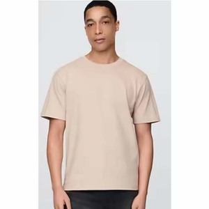 Logotipo personalizado 230gsm O-cuello de gran tamaño Unisex Casual diario Camiseta 100% algodón poliéster manga corta Algodón puro para hombres - Product Image 3