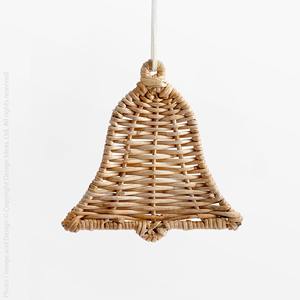 Best Selling Eco Friendly Handwoven Rattan Christmas Sleigh <b>Ornament</b> Hanging Christmas Decoration For Bulk Supply Home Decor - Product Image 5