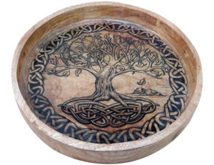 Wooden Serving Tray Platter Multipurpose Tray | Serving Tray for Breakfast, Tea Serving, Tray for Storage, Table / Kitchen Decor - Product Image 5