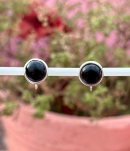 925 Sterling Silver <b>Black</b> <b>Onyx</b> <b>Earring</b> , Women Beautiful <b>Earring</b> . - Product Image 1