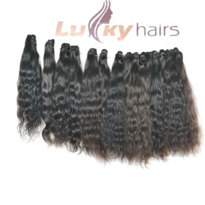 Vente en gros d'extensions de cheveux humains vierges bruts indiens Faisceaux droits à cuticules alignés dans des styles de vagues profondes/lâches de qualité capillaire Remy - Product Image 5