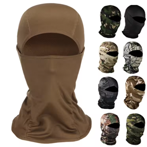 Masque facial complet en soie glacée imprimé personnalisé pour femmes, hommes, enfants, cyclisme en plein air, chasse, moto, pêche, sports, livraison DDP - Product Image 2