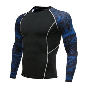 Rashguard de MMA de Manga Larga Unisex de Alta Calidad, Hecho a Medida, Tela de 200g, Poliéster/Spandex, Impresión por Transferencia de Calor, Transpirable - Product Image 4