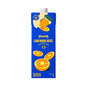 Vinamilk-Jus de fruits-Orange Necta-Boîte 1L X 12 Boîtes Par Carton (Boîte TP Brik) - Product Image 1