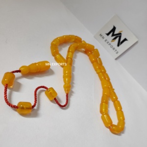 Ángel grabado personalizado islámico respetuoso con el medio ambiente resina Tasbih para regalos y Ramadán - Product Image 6