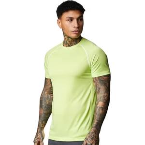 T-shirt pour homme en gros, manches courtes personnalisées, respirant, course à pied, fitness, musculation, salle de sport, fabriqué au Pakistan, 100% coton - Product Image 1