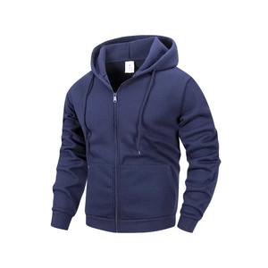 Grande taille hommes veste à glissière automne hiver décontracté sweats à capuche zippés Sport chaud à manches longues hip-hop Streetwear vêtements pour hommes - Product Image 2