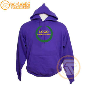 เสื้อมีฮู้ดผ้าฟลีซปักลายสำหรับผู้ชายเสื้อมีฮู้ดสไตล์กรีก PSI - Product Image 2