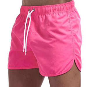 Pantalones cortos de playa en blanco multicolor con estampado de logotipo personalizado para hombre, pantalones cortos informales de verano para hombre, traje de baño corto para hombre al por mayor - Product Image 3