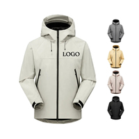 Veste d'hiver coupe-vent pour homme à capuche personnalisée de haute qualité Imperméable Coupe-vent Respirante Séchage rapide Sport de plein air Course à pied