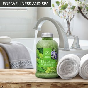 Mezcla Herbal Aromatika de Sal Marina Natural para Baño 600g con Aceites de Pino, Eucalipto y Abeto - Product Image 2
