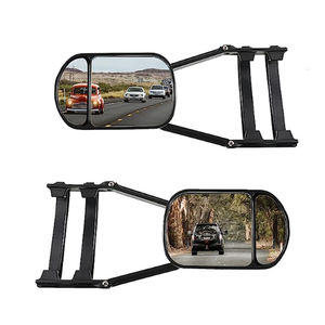 Espejos de remolque de caravana profesional, diseño Universal con <span class=keywords><strong>Clip</strong></span> para <span class=keywords><strong>autocaravana</strong></span> y camioneta, espejo lateral de remolque de coche de gran angular - Product Image 2