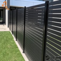 Panneaux de clôture soudés en aluminium thermolaqué pour extérieur, jardin, anti-escalade, décoratifs, portail résidentiel, clôture à lame angulaire de 1600 mm
