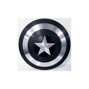 Marvel Avengers Legend Captain Shield เสาโลหะดีไซน์ใหม่สำหรับตกแต่งผนังสำหรับวันฮาโลวีนคริสต์มาสปีใหม่สำหรับงานฝีมือ - Product Image 1