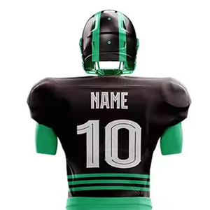 2025 New Arrival Men's American Football Uniform Short Sleeve Breathable Summer High Quality <b>Low</b> MOQ - Product Image 4