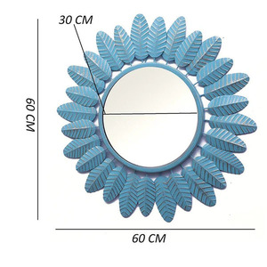 Réflexions de style Miroirs muraux tendance Miroirs chics: déclarations élégantes pour votre mur - Product Image 3