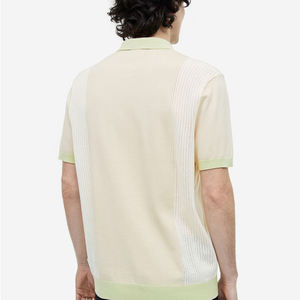 Pullover uni à la mode pour hommes Chemises grande taille coupe ajustée Polos décontractés à manches longues pour hommes - Product Image 2