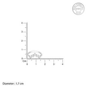 Anillo de arco de plata atemporal, diseño contemporáneo, joyería de plata fina, banda elegante para mujeres y niñas, uso diario, regalo de propuesta de boda - Product Image 6