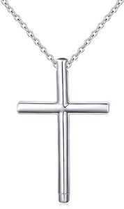 Wholesale Fashion Hiphop Jewelry High Polished Alloy Gold ,Black,<b>Silver</b> Long Chain Small Boys Cross <b>Pendant</b> Necklace <b>for</b> <b>Men</b> - Product Image 6