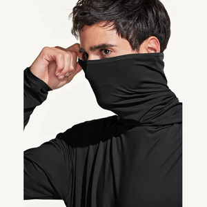 Vêtements de sport imprimés par transfert de chaleur personnalisés pour hommes Sweat à capuche de pêche à manches longues à séchage rapide UPF 50 respirant antibactérien - Product Image 3